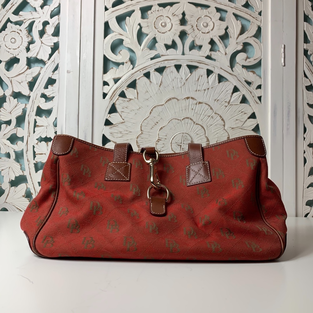 Dooney & Bourke Red Signature Canvas Tote